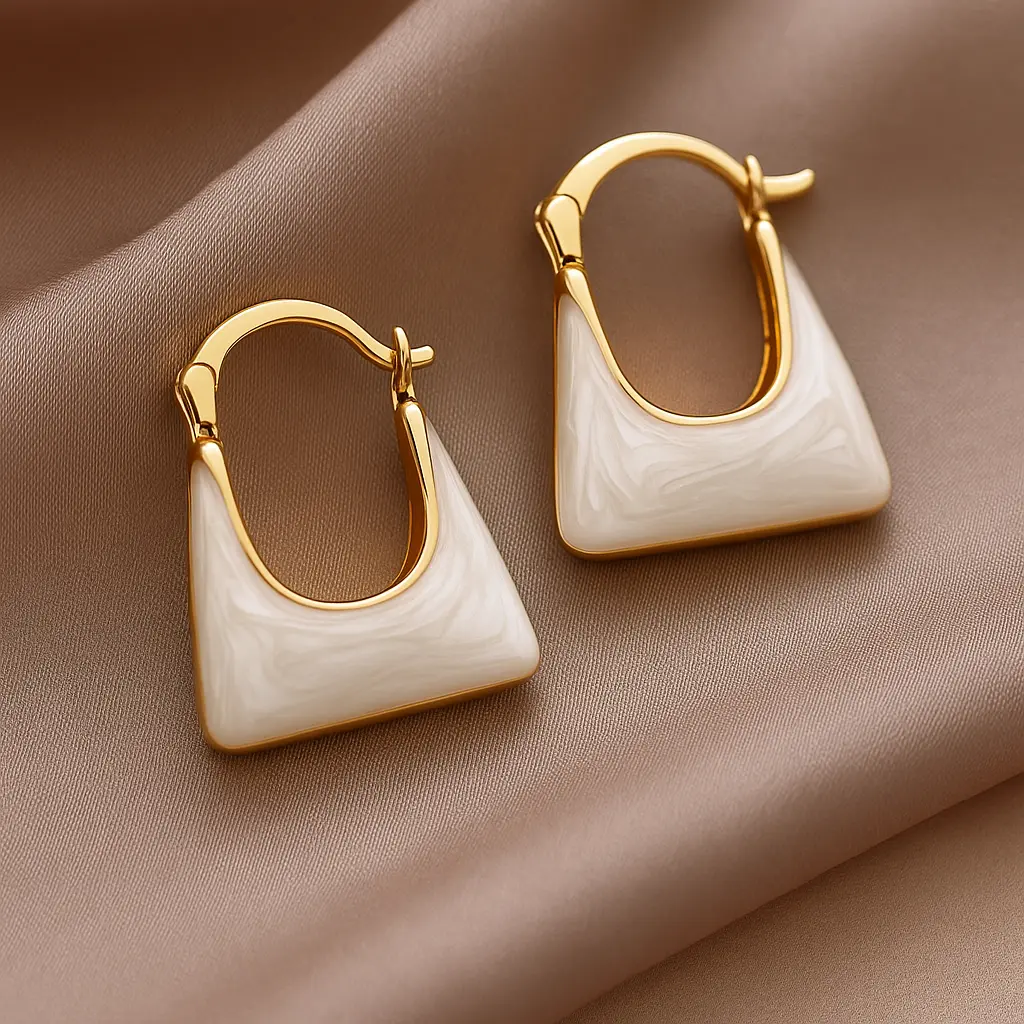 Iridescent Gold Hoop Earrings on Taupe (1).webp