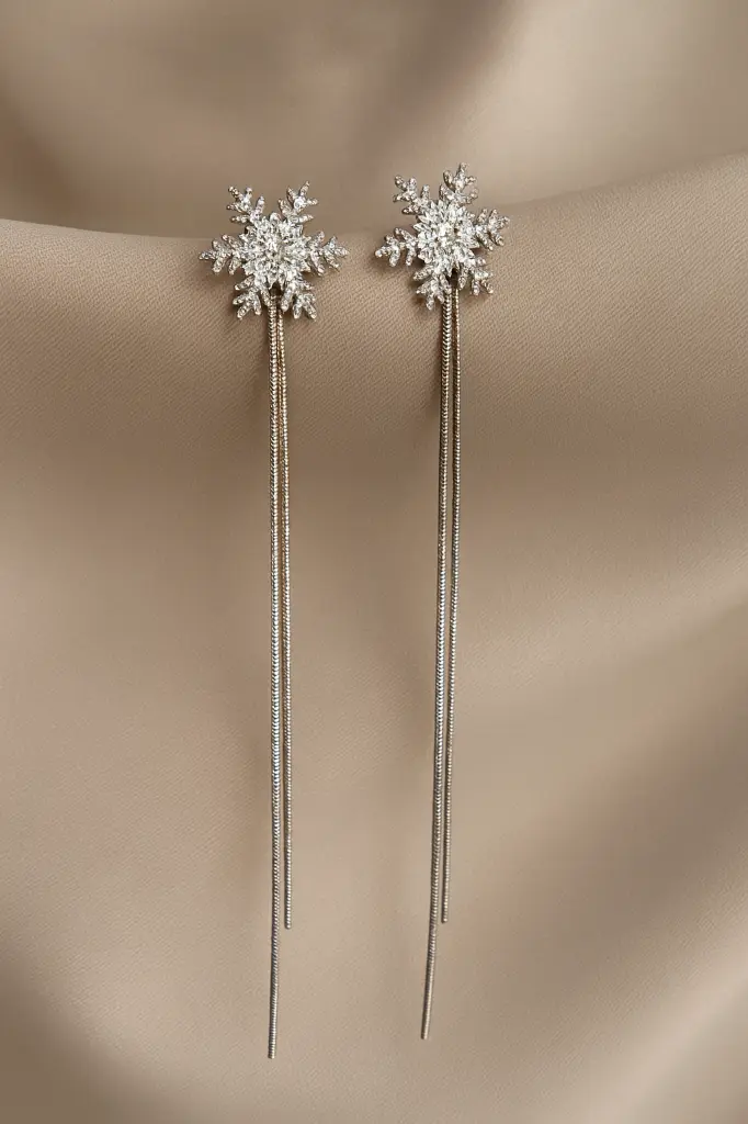 Chandni ke Chamakte Snowflake Jhummke.webp