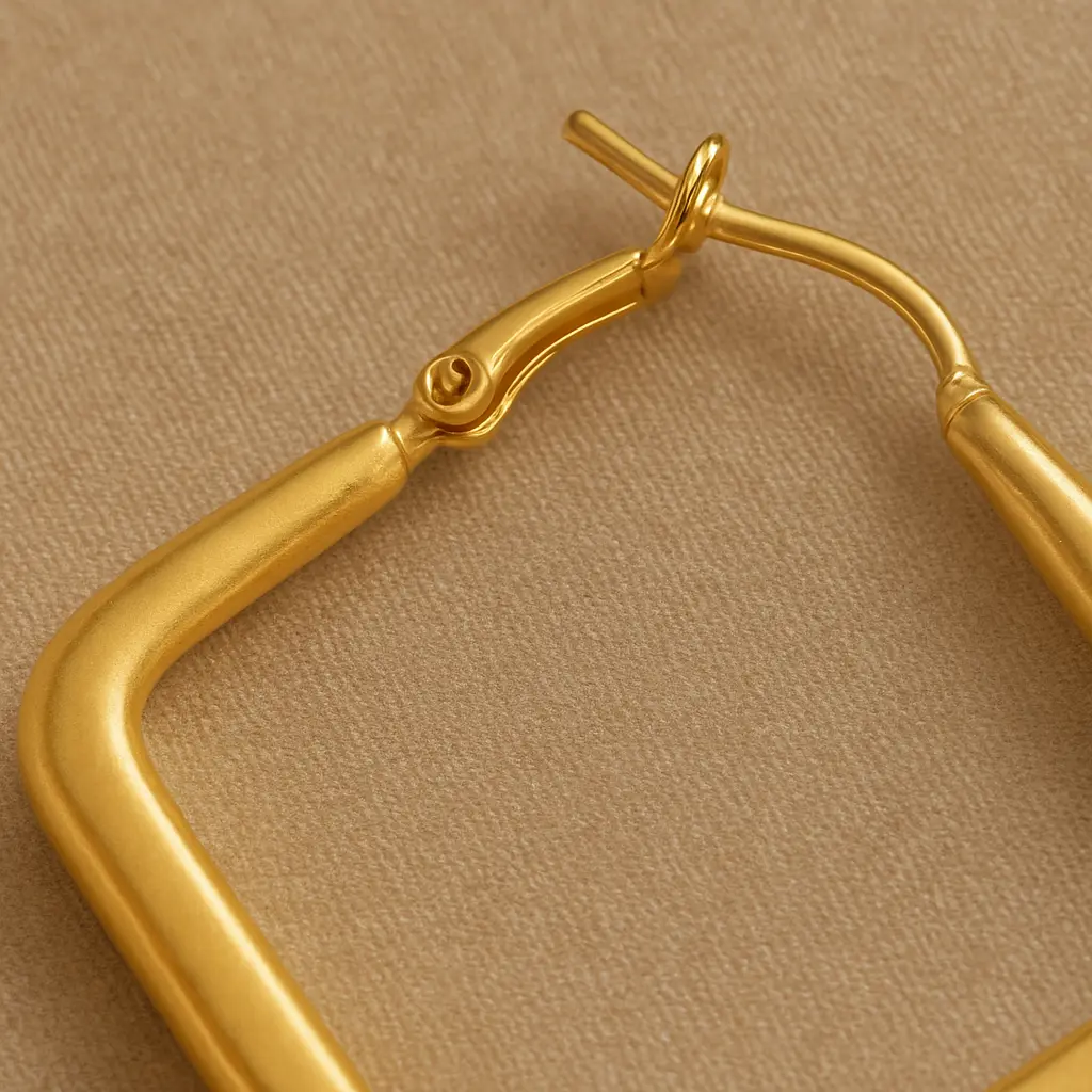 गोल्ड स्क्वायर हूप बालियां.webp