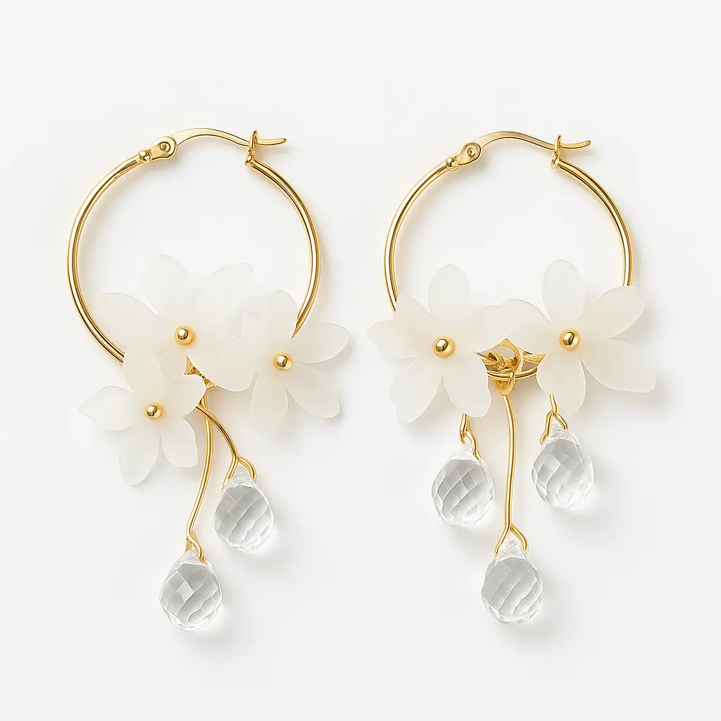 सुनहरी बालियां और क्रिस्टल झुमके.webp