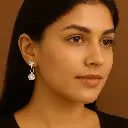 South Asian Woman with Sparkling Earrings.webp