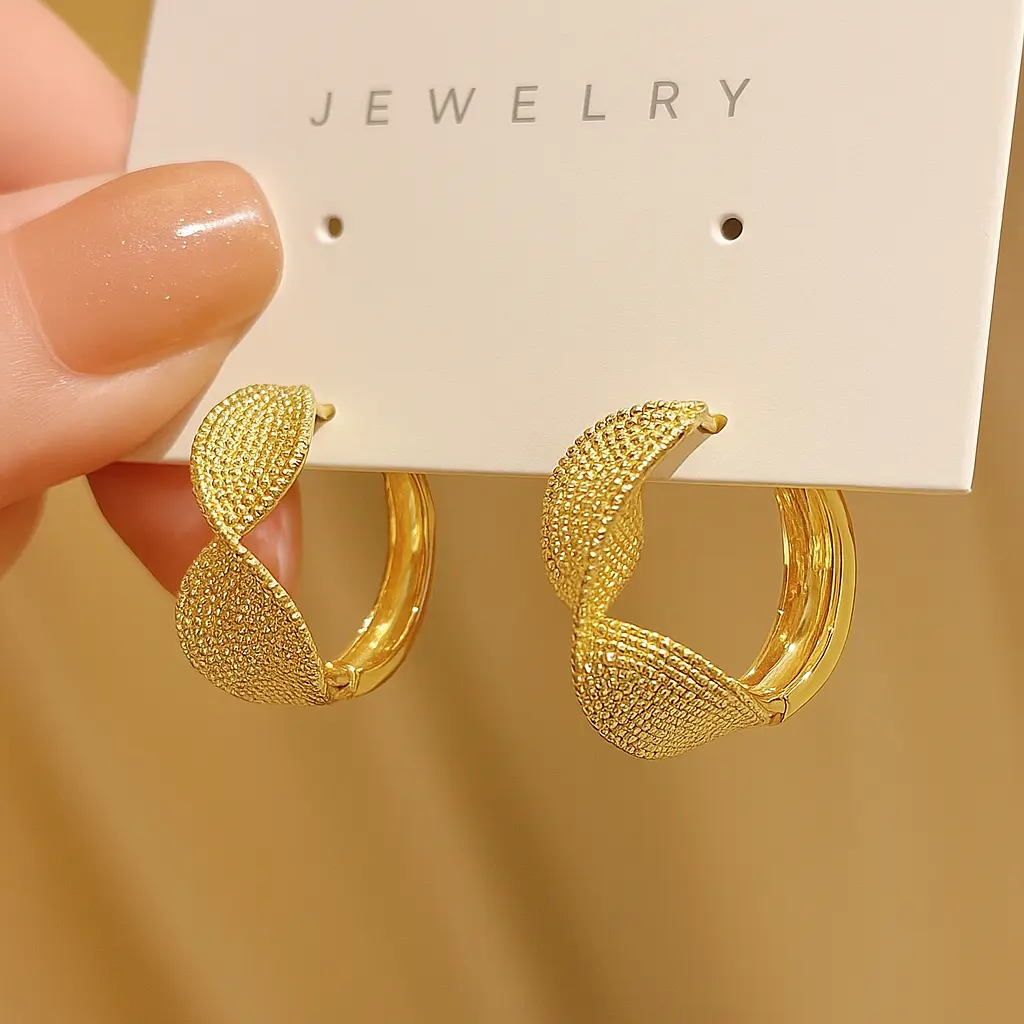 [KE37] Luxury Pave Zirconia Bow Knot & Oversized Pearl Drop Earrings