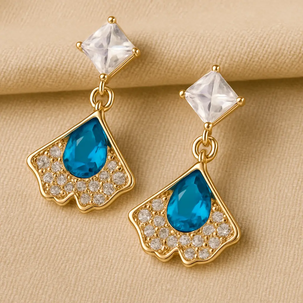 Emerald Drop Designer Earrings for Women – Divaura Collection